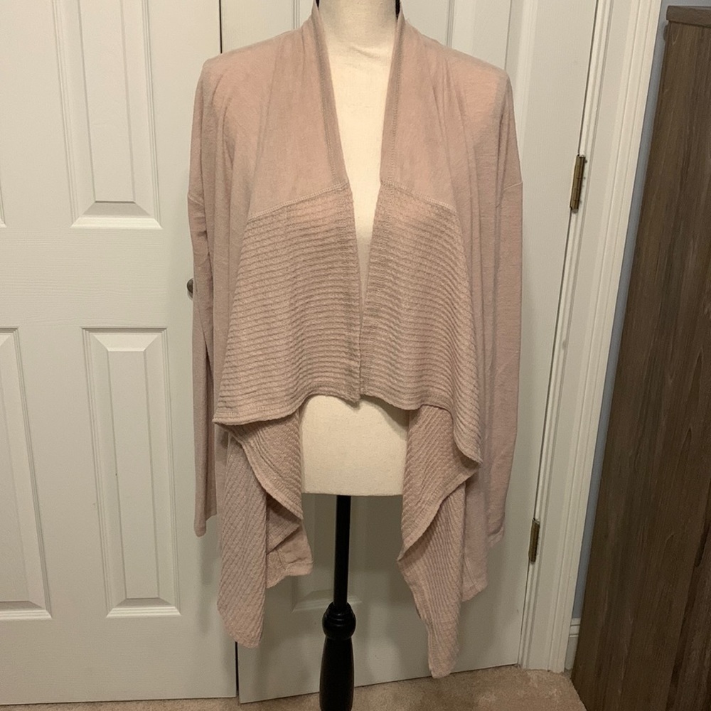 Olivia Sky Cascade Open Front Cardigan